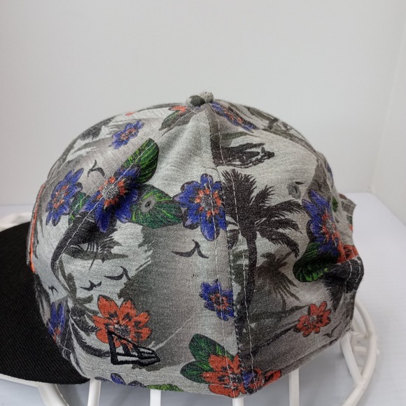 Denver Broncos New Era 9FIFTY Floral Snapback Hat Gray Black NFL - Picture 5 of 11